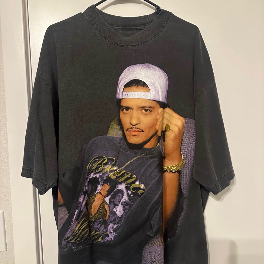 Bruno Mars Graphic T-Shirt 100% Cotton